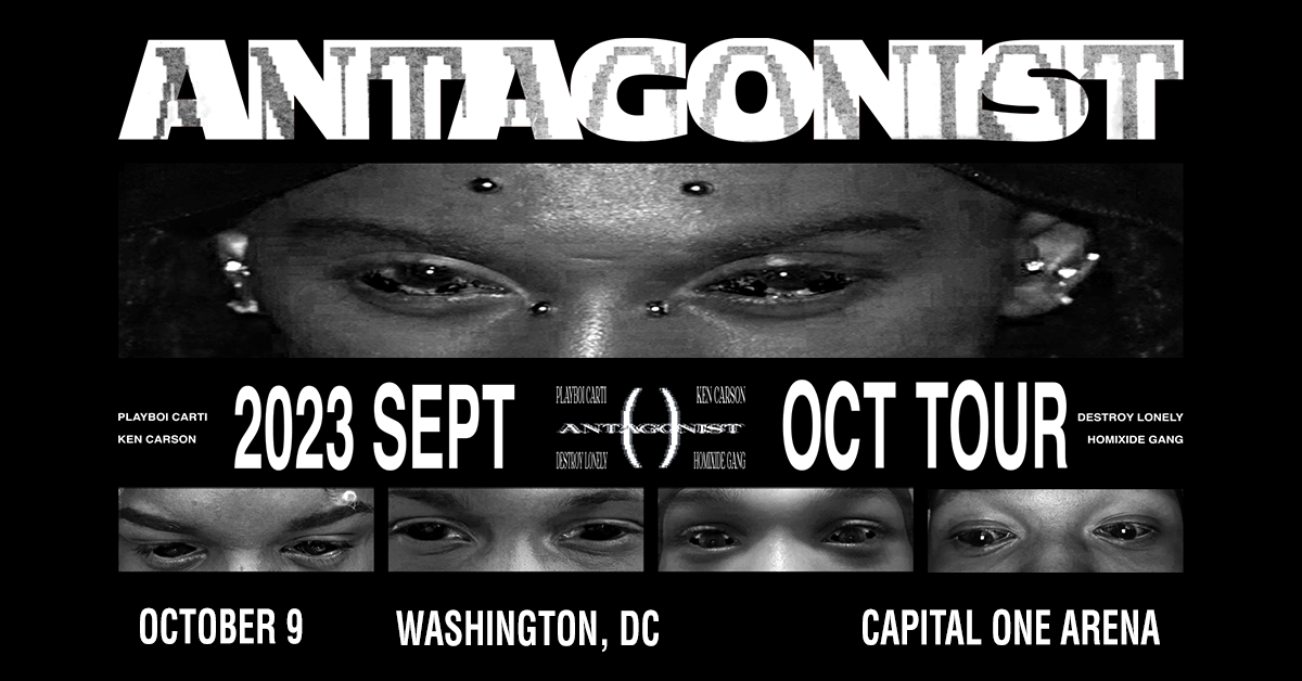 PLAYBOI CARTI ANNOUNCES GLOBAL ANTAGONIST TOUR KICKING OFF THIS FALL