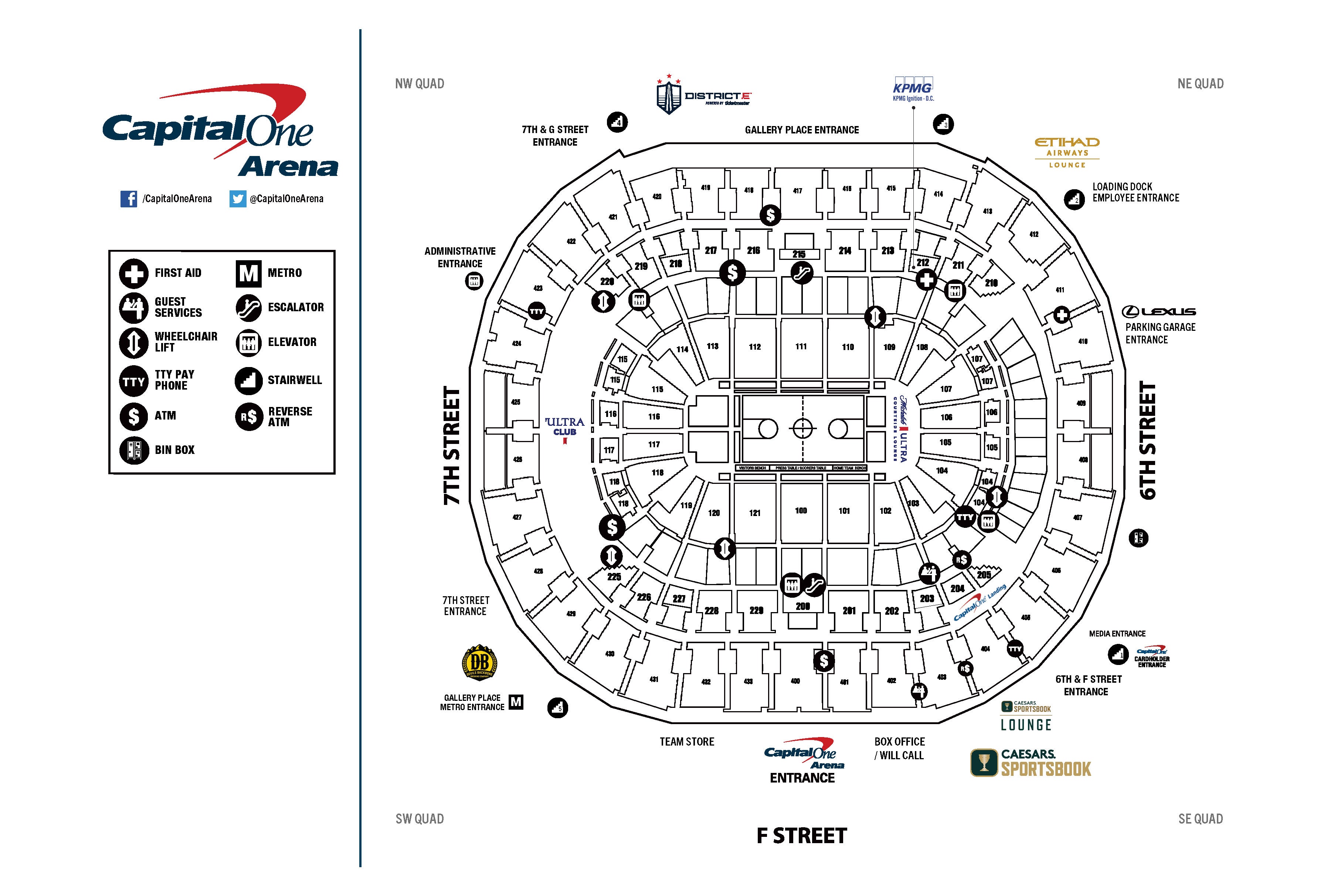 Breakdown Of The Capital One Arena Seating Chart