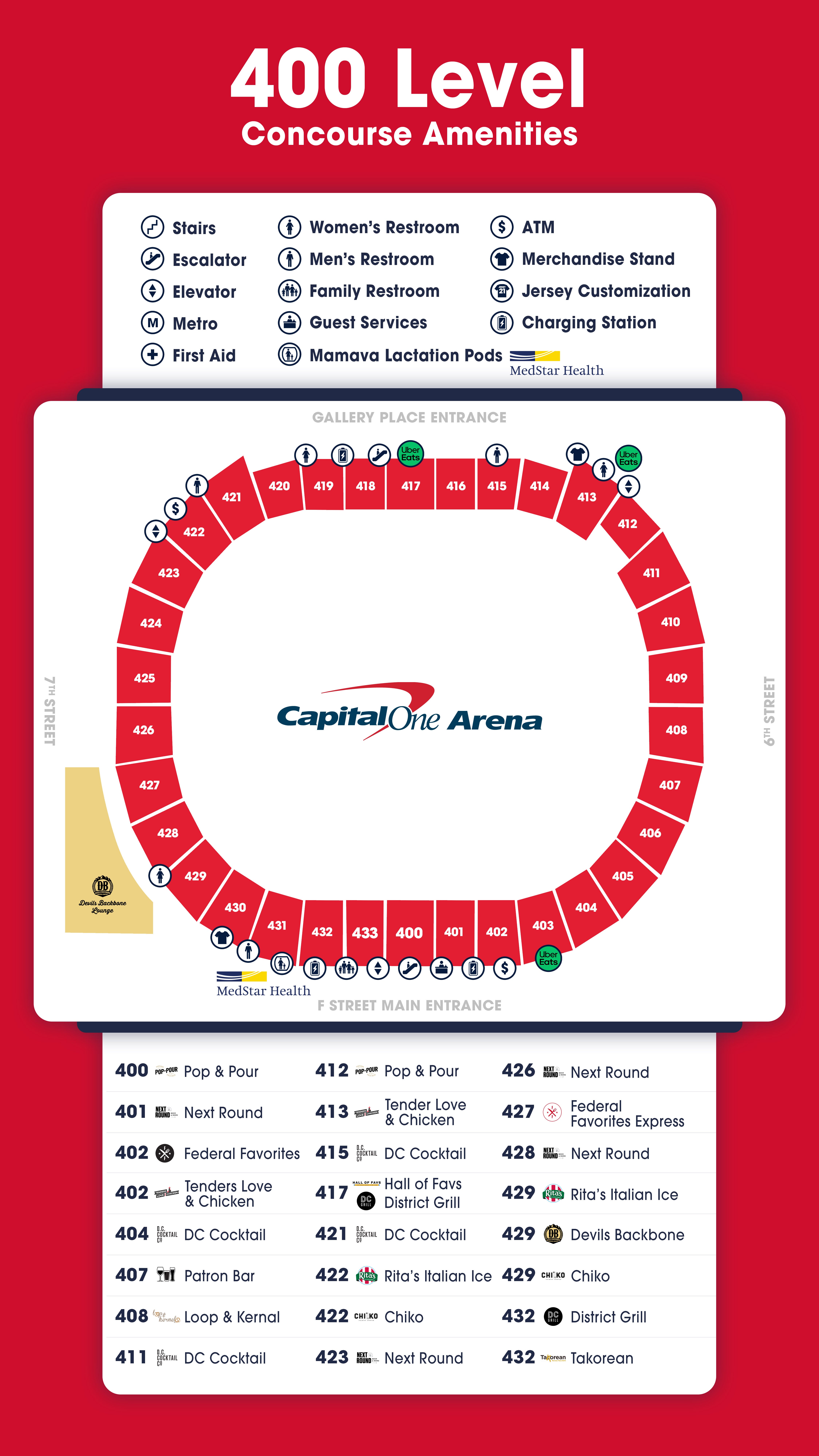 Capital One Arena Seating Charts 